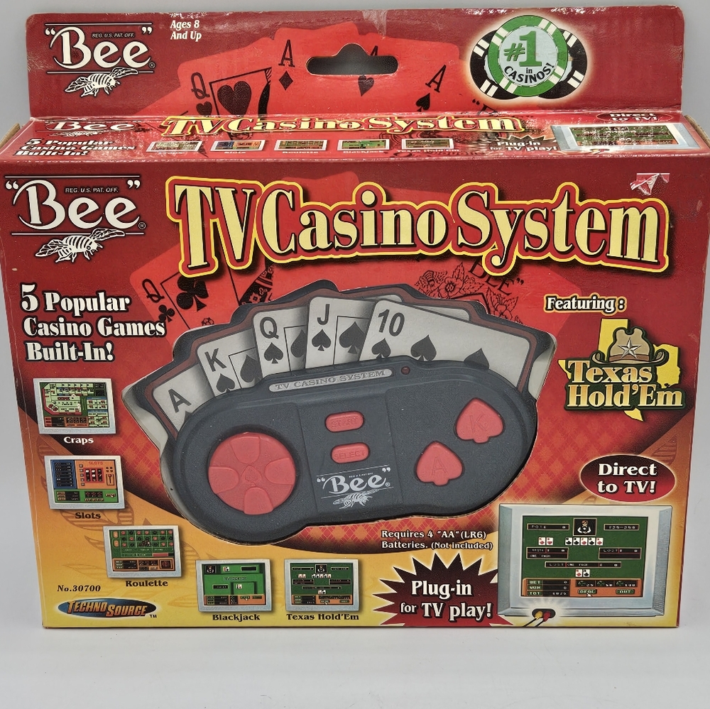 Techno Source TV CASINO GAME SYSTEM Plug & Play on TV